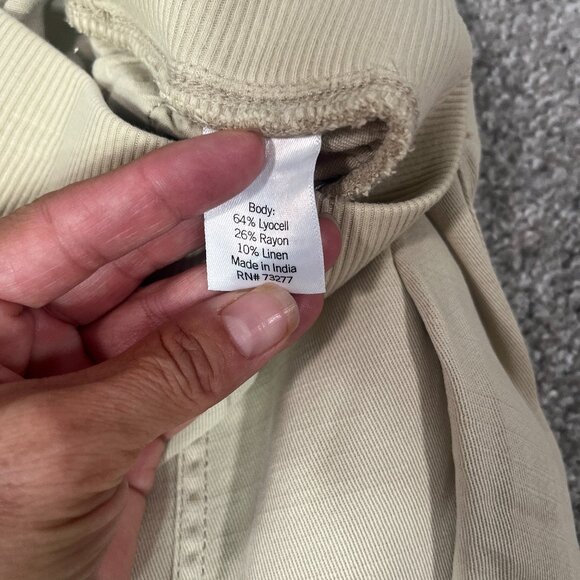 Sonoma Pants Womens Medium Tapered Crop Comfort Waistband Momcore Lounge Wear - Picture 5 of 8